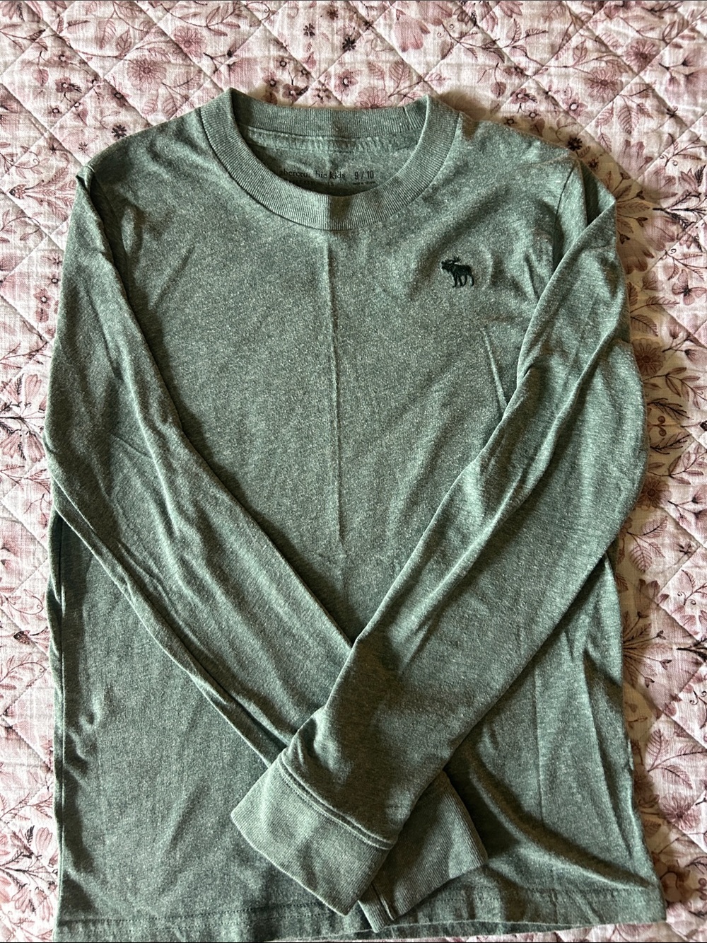 Boys Long Sleeve Crew Neck Shirt - Green, Black, Teal Mix size 9/10 - Picture 6 of 10